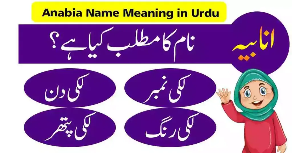 Anabia Name Meaning in Urdu and Lucky Number